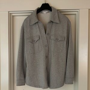 Good American Fleece Shacket